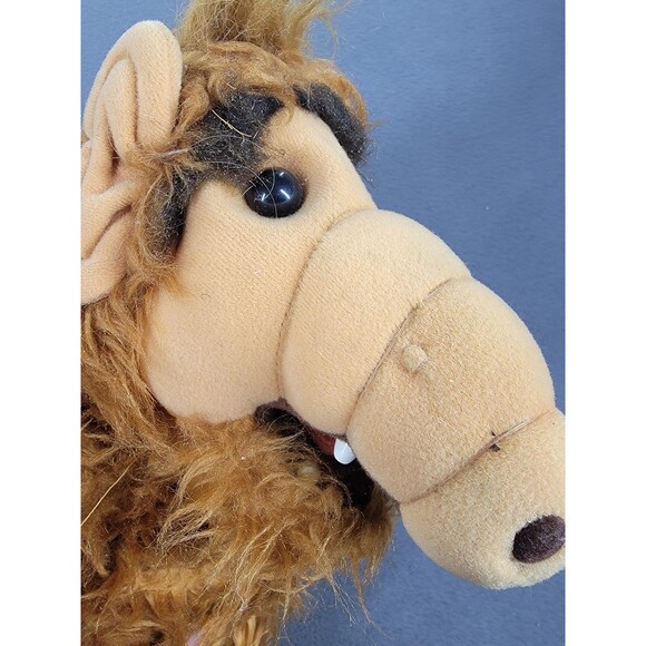 Vintage 1986 ALF Plush Stuffed Animal Doll Coleco TV Character Brown 1980s Alien - Picture 7 of 12